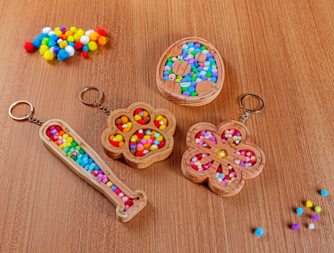 Adorable Colorful Keychain DIY